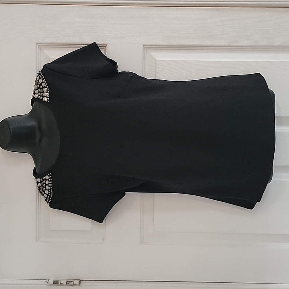 Shirt with silver studs